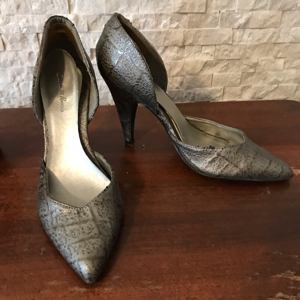 Snakeskin heels